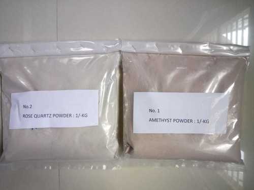 COSMATIC INDUSTRIAL GRADE AMETHYST AND ROSE QUARTZ POWDET MANUFACTURER AND SUPPLIER IN INDIA