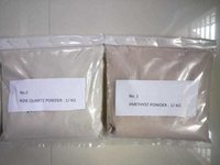 Semi-precious Stone Amethyst And Rose Quartz Powder