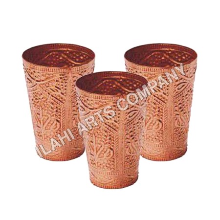Copper Carved Glass
