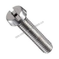 Cheese Head Screw - Stainless Steel, Polished Finish, Silver Color | Heavy-duty, Corrosion Resistance, Precision Machined Threads, Ideal For Industrial Use