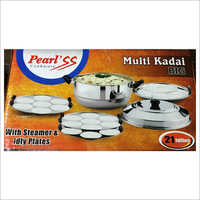 Stainless Steels Bottom Multi Kadai