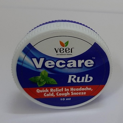 Ointment Ayurvedic Cold Vecare Rub Balm