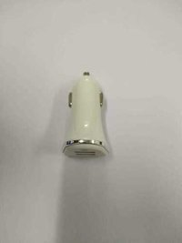 Car Charger - Tough Thermoplastic, Compact Size, Black & White Display | Dual Usb Ports, Fast Charging, Overload Protection, Led Indicator