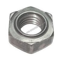 Weld Nut - Stainless Steel, Standard Size, Silver Color | Powder Coated, Hexagon Head, Industrial Usage