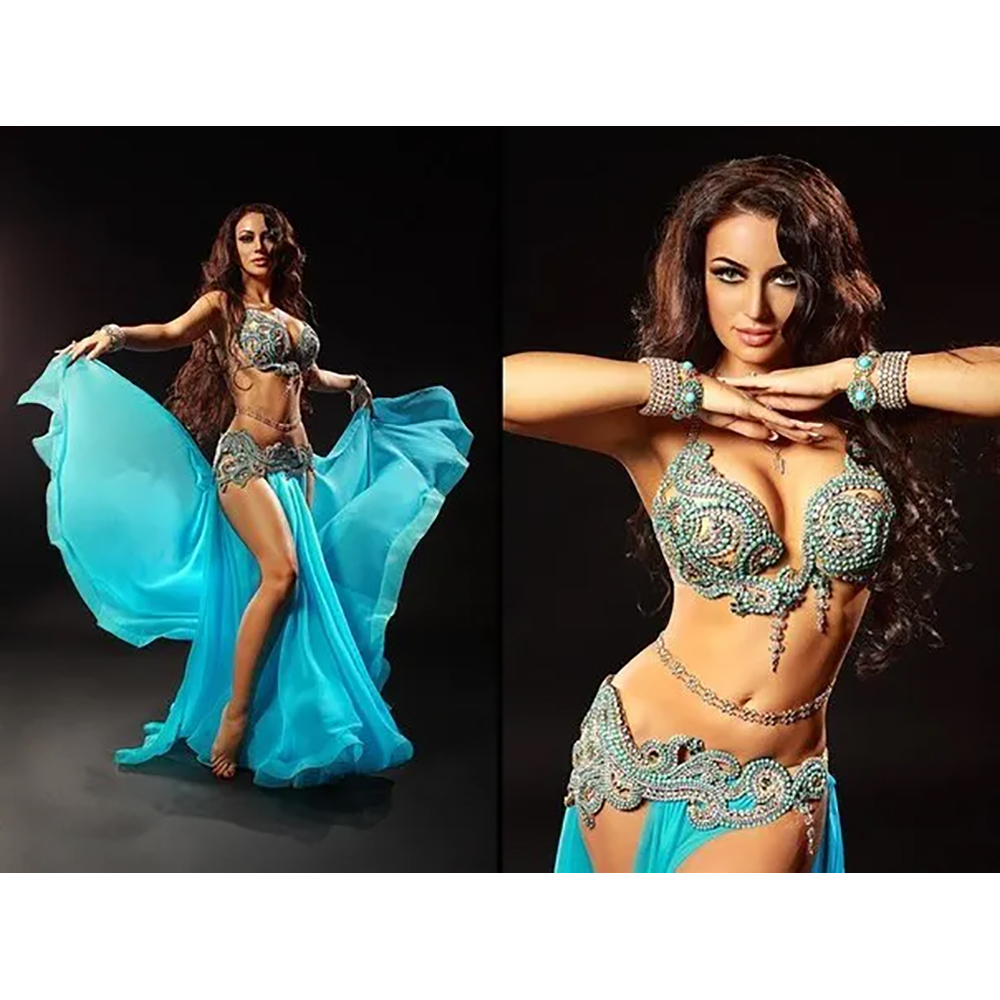 Blue Belly Dancing Dress