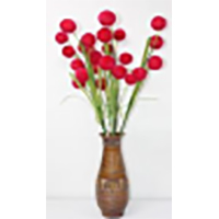 Artificial Ball - Durable Plastic Meaty Plant Decorative Flower | Ideal for Arts and Crafts, Party Decoration, Gift, Home and Wedding Decor