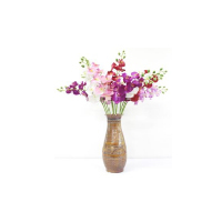 Artificial Orchid Flower - Plastic, PVC Coated Material | Eco-Friendly Decorative Flower for Arts and Crafts, Home, Wedding, and Party Decoration