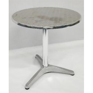 Stainless Steel Outdoor Table - 60CM Round | Easy to Clean, Eco-Friendly, Designed for Holiday Resorts and Hotels