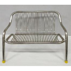 Stainless Steel Beach Chairs - Silver Finish | Easy to Clean, Eco-Friendly Design for Garden and Resort Use