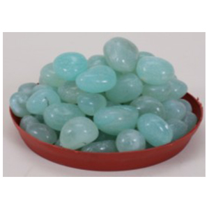 Onyx Pebbles Sky Blue Crystallized Glass Stone