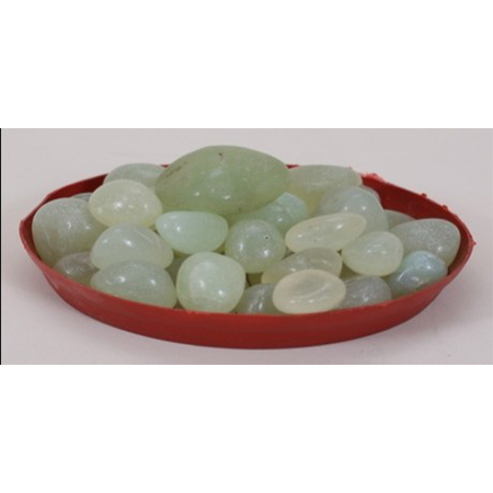 Onyx Pebbles Olive Green Solid Surface