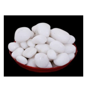 Glaze White Pebbles Solid Surface