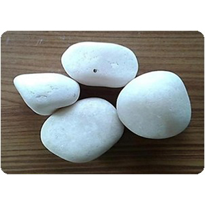 Milky White Pebbles Artificial Marble