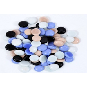 CH Pebbles - Artificial Marble, 12 mm Size, Multicolor Design | Perfect for Creative Decor