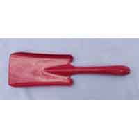 GARDEN TOOLS Digging Trowel - Metal Construction Red Color for Effective Digging and Planting in Nursery Trays & Lids