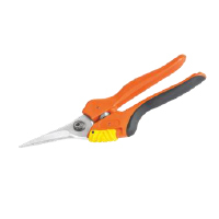PRN Secateur (FPS-212) - Steel Material, Yellow and Silver Color | Durable Secateurs for Precision Pruning and Gardening Tasks
