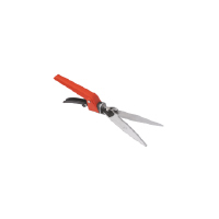 Grass Shear (FGS-2000) - Steel, 7 Inch | Orange and Silver with Durable Plastic Coating for Precision Cutting and Easy Handling