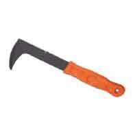 Edging Knife (fek-20) - Metal Construction | Black Color, Designed For Precision In Peat Edging Applications