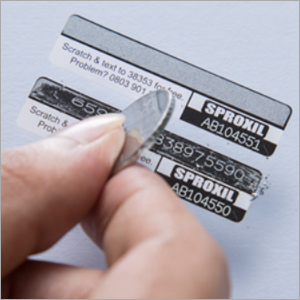 Holographic Scratch Labels