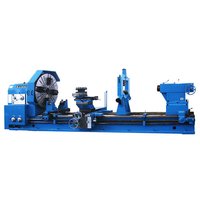 Blue C61200 Horizontal Precision Heavy Duty Manual Lathe Machine For Machining