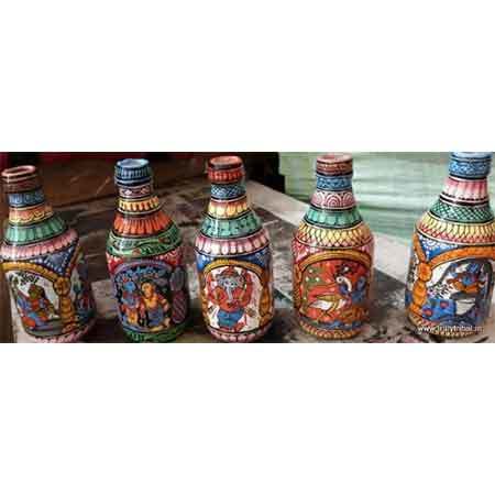 Hand painted Decorative Bottles