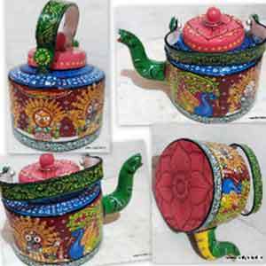 Hand painted Decorative Kettle