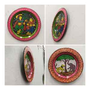 Hand painted Pattachitra Plates