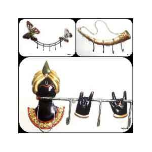 Key Holders - Metal Variable Sizes | Black Powder Coated Finish Unique Handmade Design Durable and Stylish with Organized Functionality