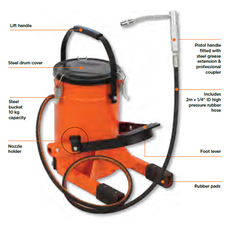 Foot Operated Grease Pump