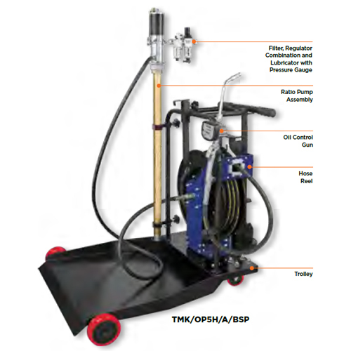 Trolley Mounted Oil Pump Kits By PAL TOOLS STORES