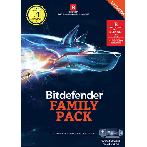 Bitdefender Family Pack Antivirus Software By BHARTIYA SOFT LINKS