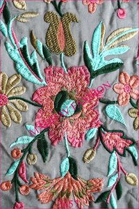 Multi Color Thread Embroidery