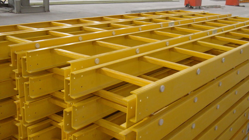 Yellow Frp Ladder Type Calbe Tray