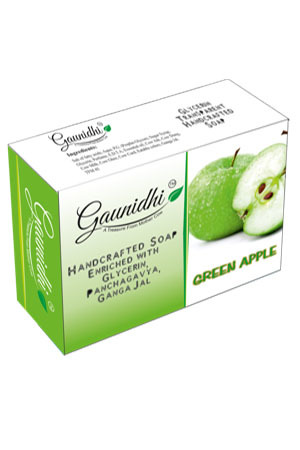Green Apple Handmade Soap Direction: Rub On Wet Body Surface While Taking Bath And Rinse Off