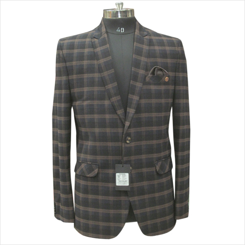 Brown Mens Designer Blazer