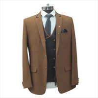 Brown Designer Casual Blazer Suits