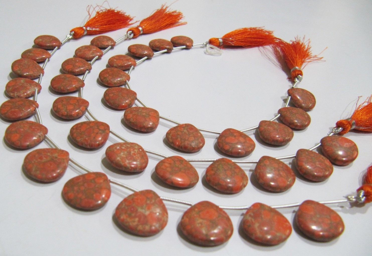 AAA Quality Orange Copper Tourquoise Heart Shape