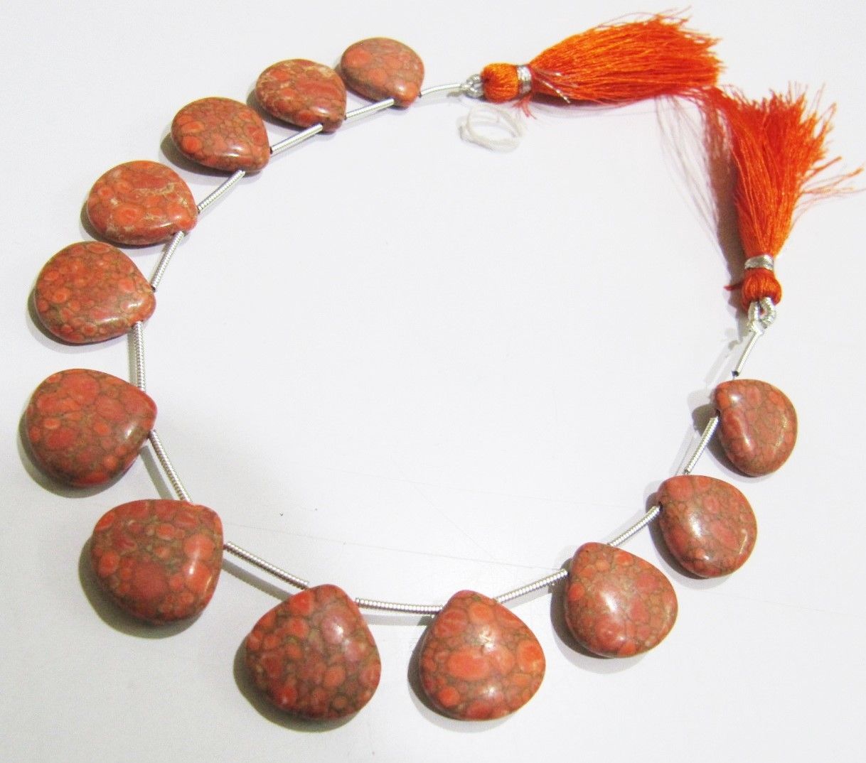 AAA Quality Orange Copper Tourquoise Heart Shape