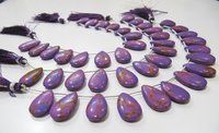 Stone Aaa Quality Purple Copper Tourquoise Pear Shape Beads