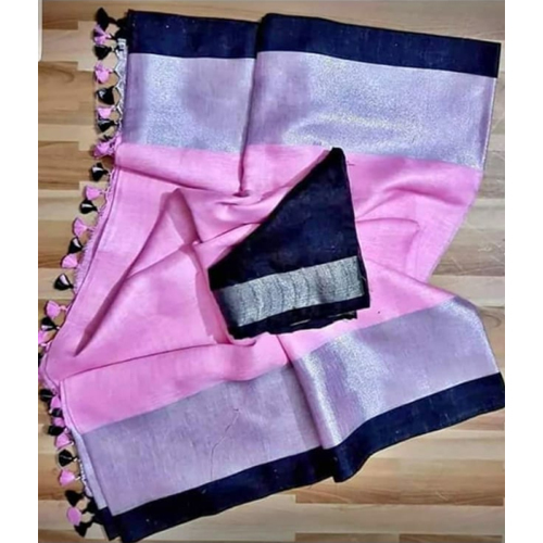 Ladies Linen Silk Saree