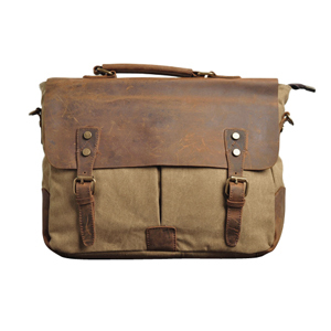 Leather Canvas Bag - Canvas Material, Multiple Sizes and Colors | Ideal for Office and Shopping, Safe Storage for Valuables and Essentials