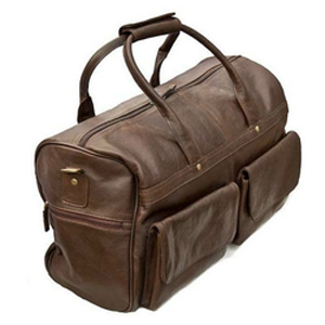 Leather Traveling Bags - Premium Quality Leather, Zipper Closure, Moisture and Heat Resistant, Captivating Designs for Office and Shopping