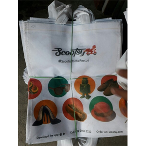 Non Woven D Cut Bags - Plastic Material, Durable and Eco-Friendly Design, Ideal for Lightweight Carrying