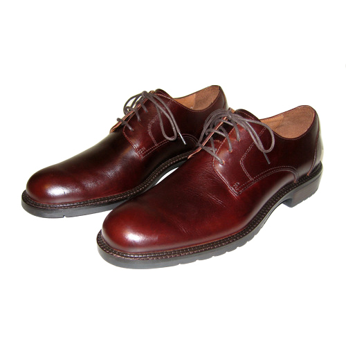 Genuine Leather Shoes - Genuine Leather, Size 7-12, Burgundy Color | Lace-up Closure, Rubber Sole for Formal Occasions and Everyday Wear
