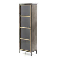 Polished Metal Bookcase