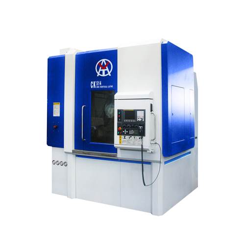 Blue Good Consistency Cnc Vertical Lathe Machine For Metal Cutting From China