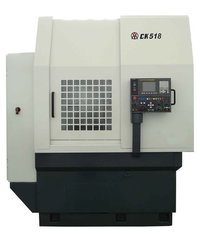 Cnc Vertical Lathe Machine - Metal Cutting, 220/380v Electric, High Speed, Automatic With Bar Feeder, Plc Control, High Rigidity, Blue Finish, 1-year Warranty