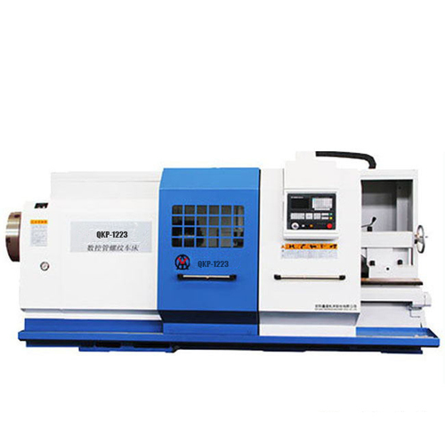 Automatic Specification Of Pipe Threading Machine With Low Cost