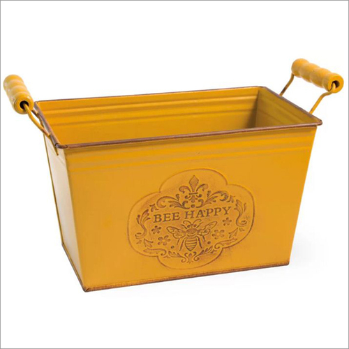 Multiple Galvanized Bucket Planter