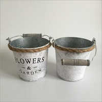Patina Galvanized Planter